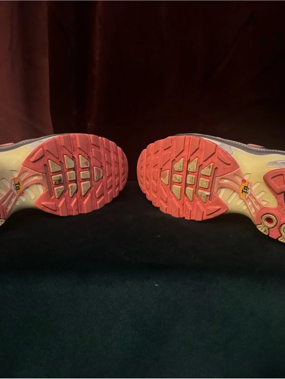 Nike Air Max Plus TN in Blue and Silver with Pink Accents